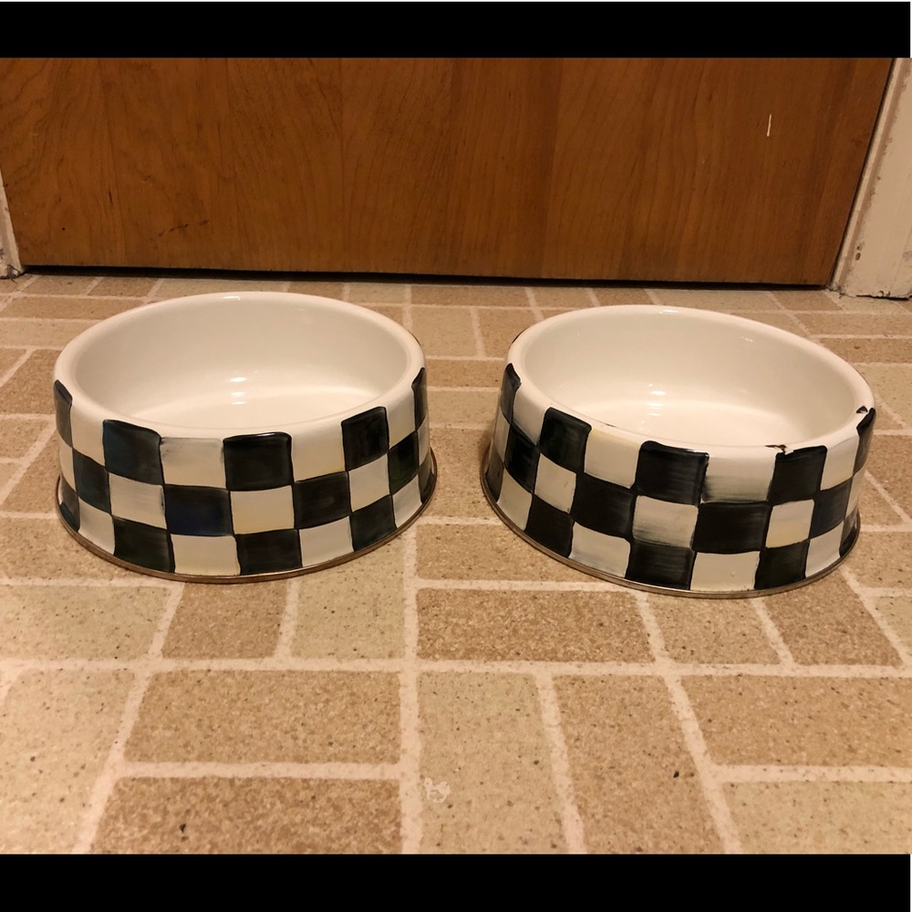 Mackenzie childs pet dish large set